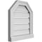 Ekena Millwork Octagonal Top Surface Mount PVC Gable Vent w/ 2"W x 2"P Brickmould Sill Frame, 16"W x 18"H GVPOT16X1803SF - alternate 2